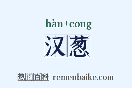 汉葱是什么意思的图片